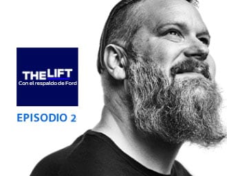 Episodio N.º 2 de The Lift Powered by Ford con hombre barbudo