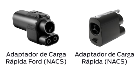An image of the Ford Fast Charging Adapter and Fast Charging Adapter on a white background