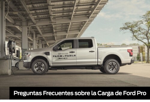 F-150 Lightning Pro Charging FAQs. An F-150 Lightning charges at a workplace.