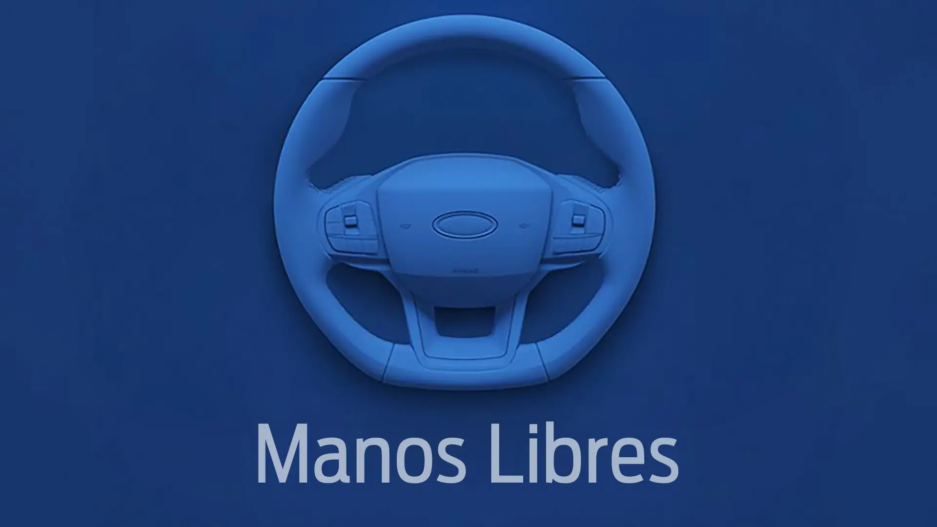 Una ilustración del ícono "Manos Libres" que se muestra cuando BlueCruise está activo