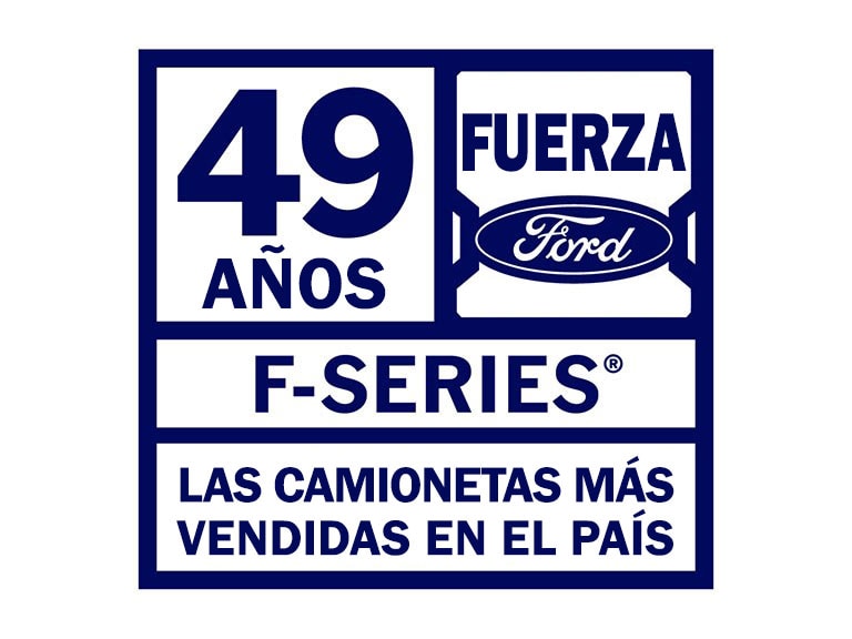 Logo de las camionetas F-Series más vendidas en EE.UU. por 49 años