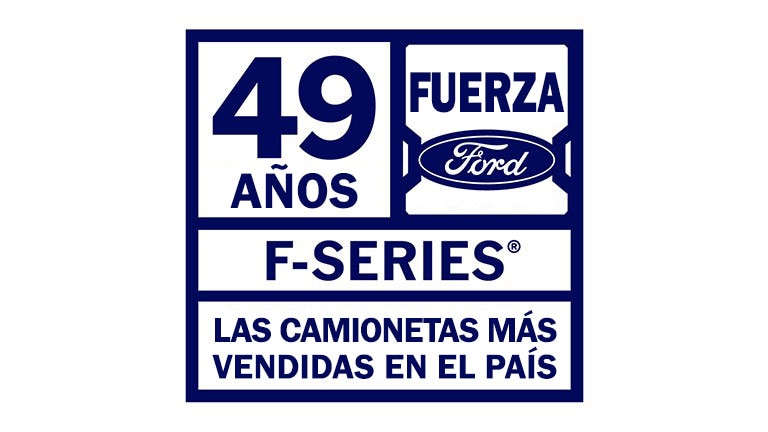 Logo de las camionetas F-Series más vendidas en EE.UU. por 49 años