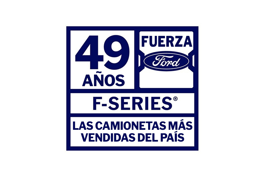 F-series logo de camionetas más vendidas del país
