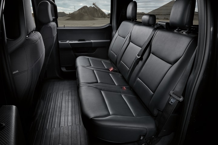 Rear seating of the 2021 Ford F-150 Police Responder®