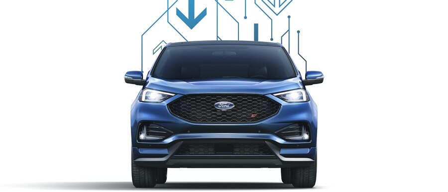Gráficos de flecha arriba de una SUV Ford Edge® 2024
