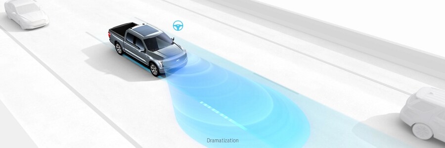 Imagen del Sistema para Mantenerse en el Carril disponible