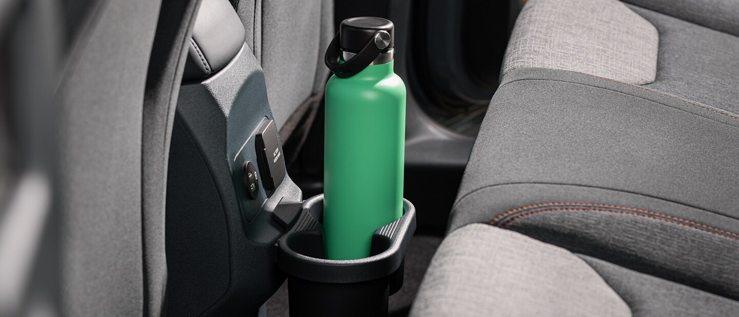 Portavasos preestablecidos en Ford Integrated Tether slots de la camioneta Ford Maverick® 2023